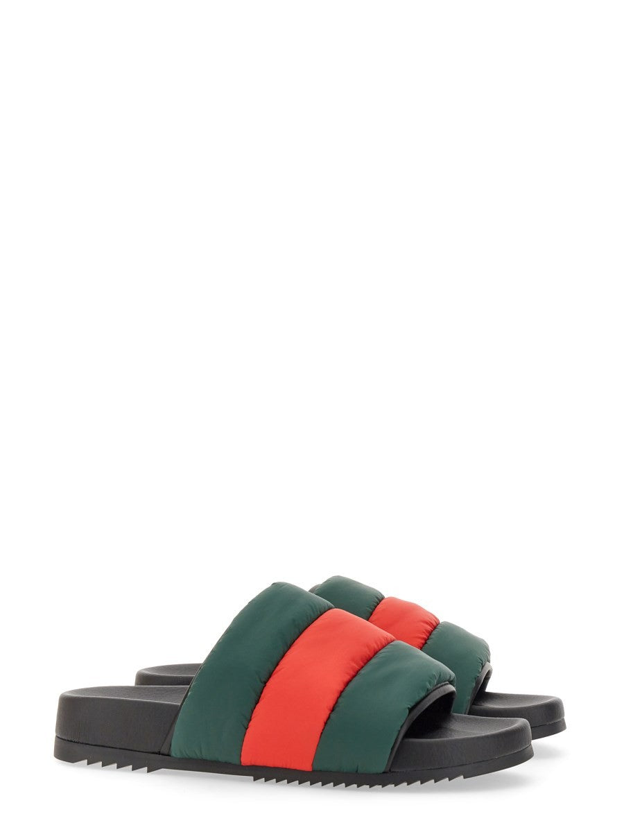 Gucci SLIDER-SANDAL MED WEBBAND