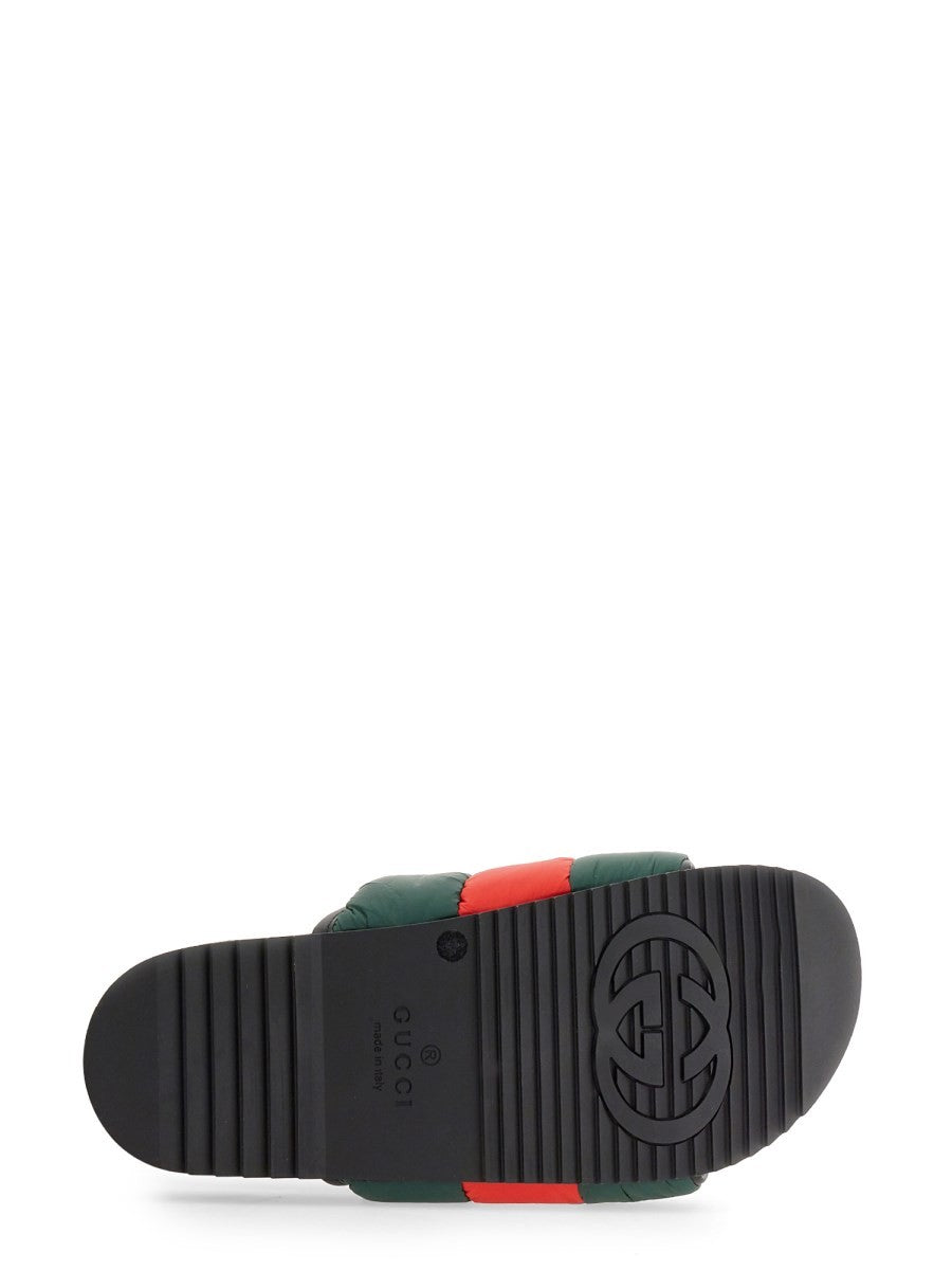Gucci SLIDER-SANDAL MED WEBBAND