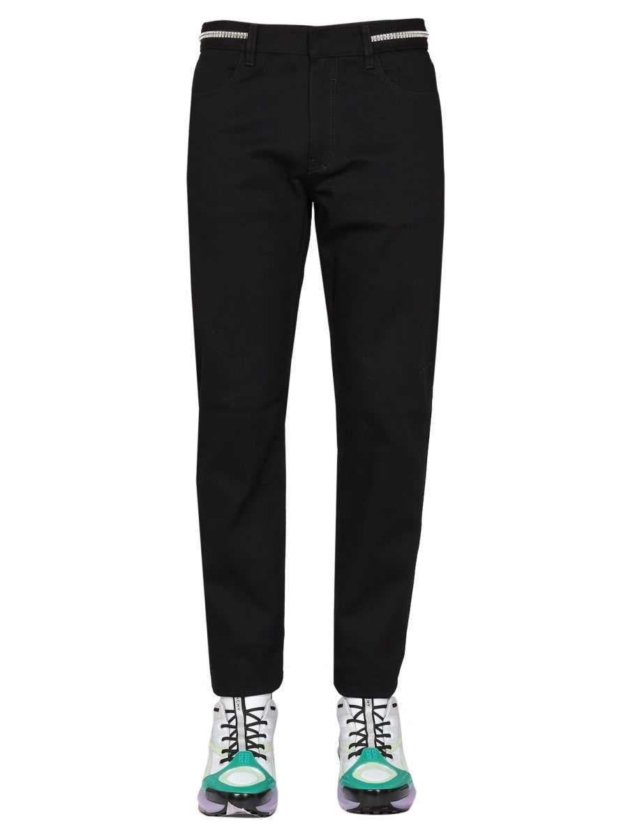 Givenchy Slim Fit Jeans with Metallic Details