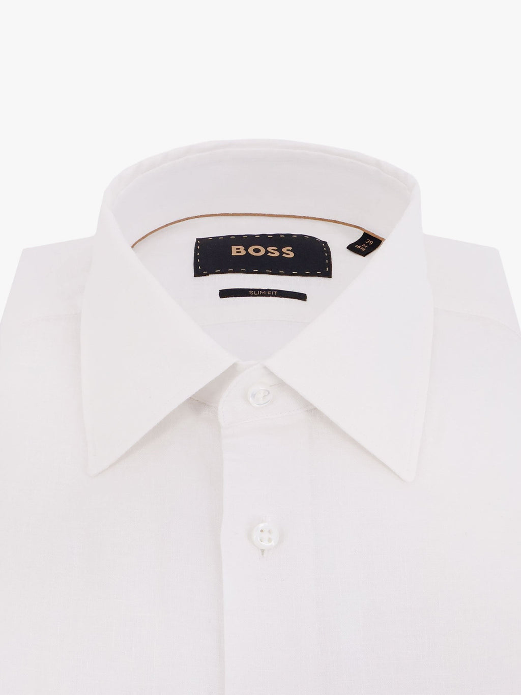 Boss Slim fit -pellavapaita