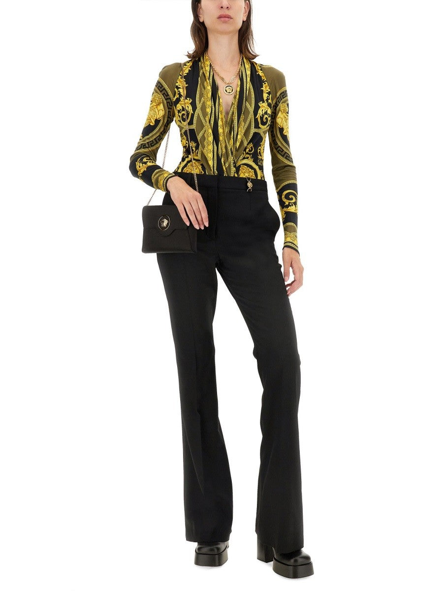 Versace PANTALONES DE CORTE AJUSTADO