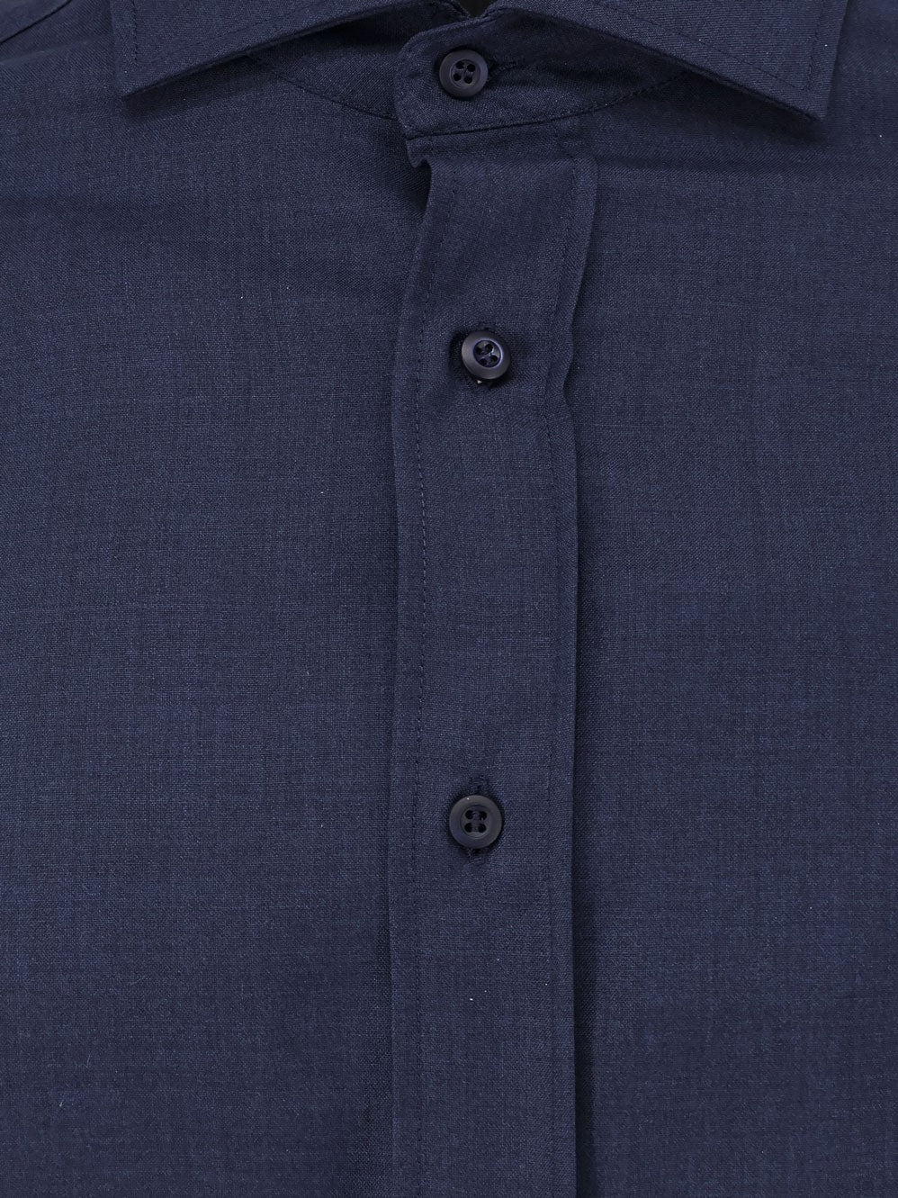 Brunello Cucinelli Slim Fit Hemd aus Schurwolle