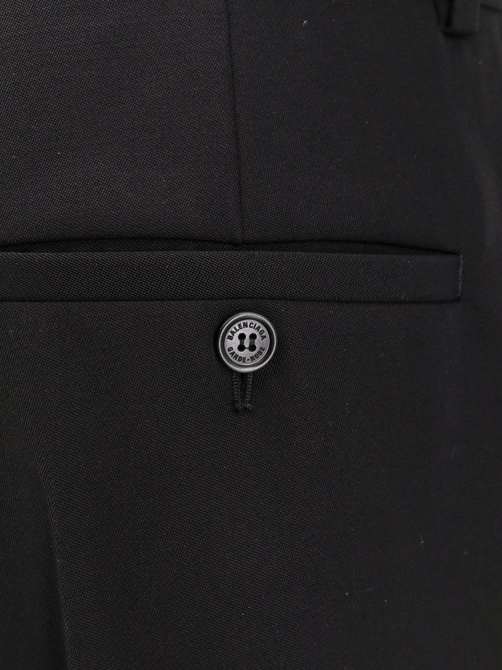 Balenciaga Ullbukse med smal passform