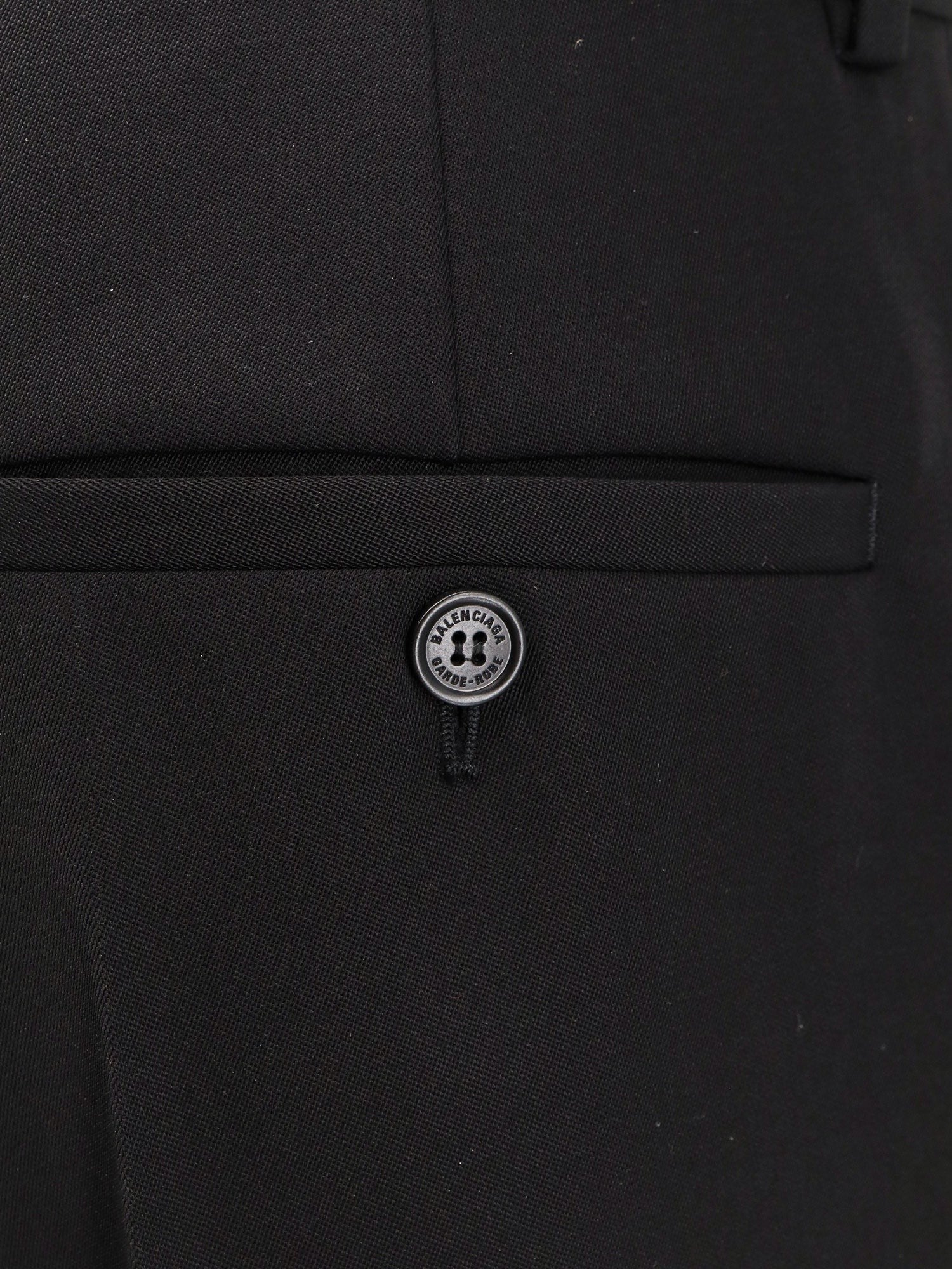 Balenciaga Ullbukse med smal passform