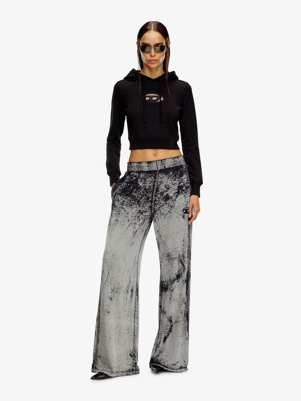 Sweat-shirt Diesel Slimmy en mélange de coton