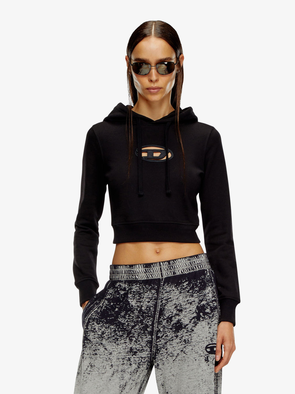 Sweat-shirt Diesel Slimmy en mélange de coton