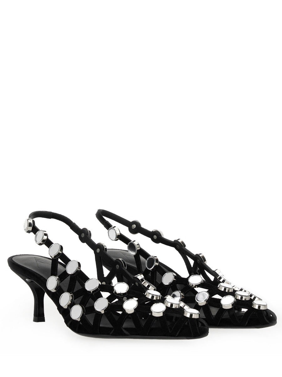 The Attico SLINGBACK "GRID"