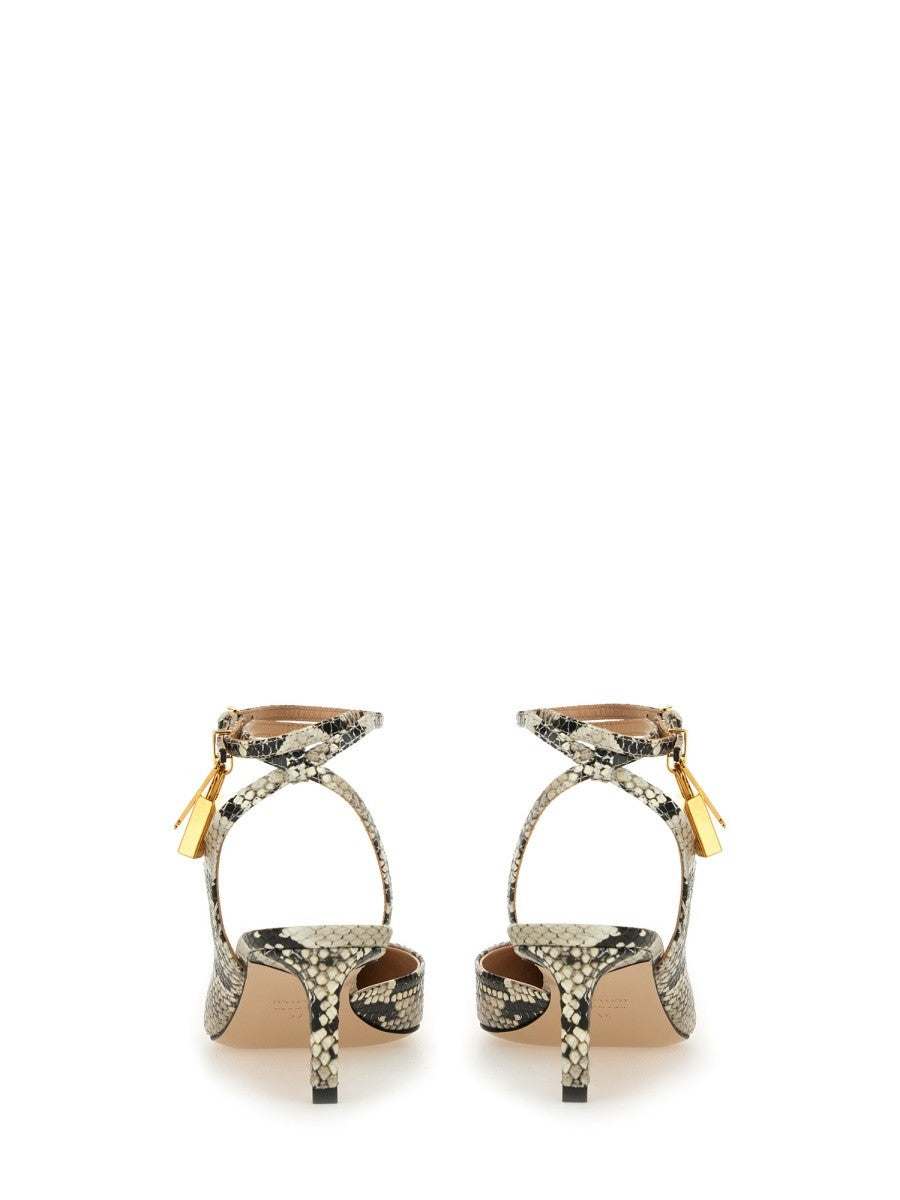 Tom Ford LODIČKY S PÁSKEM PŘES PATU "PYTHON PADLOCK"