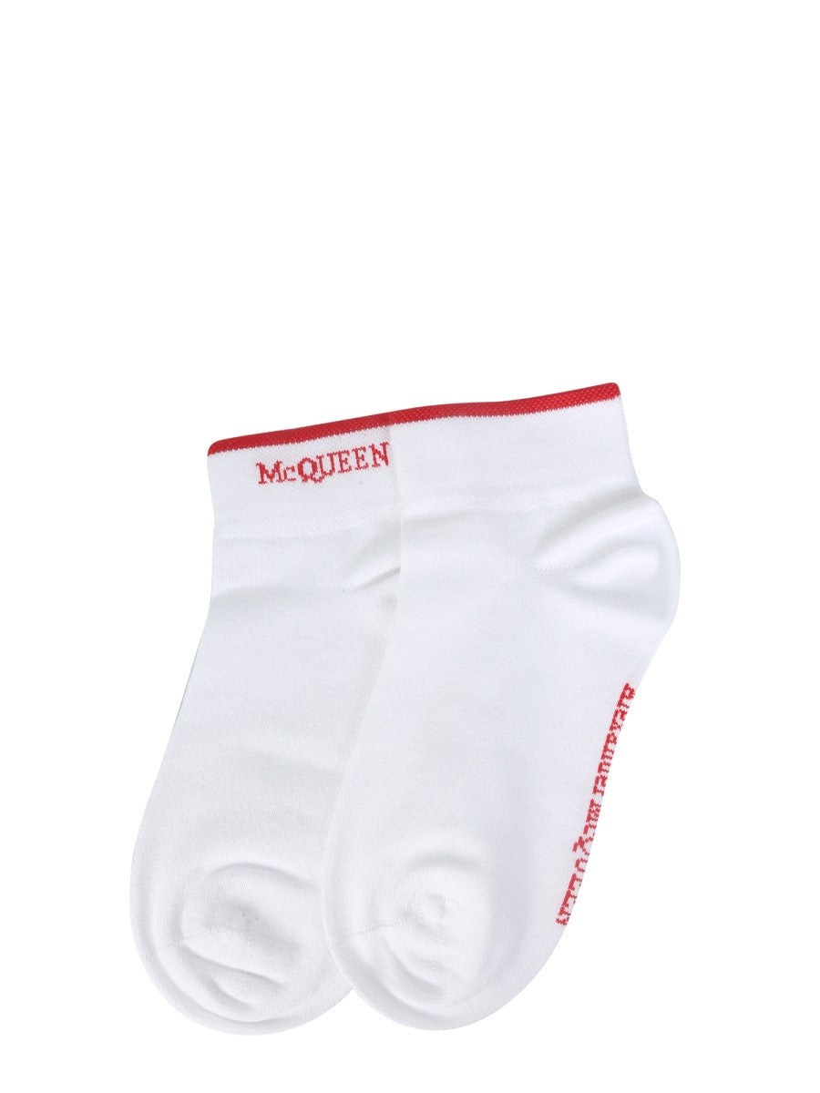 Alexander Mcqueen kojinės su LOGOTIPU