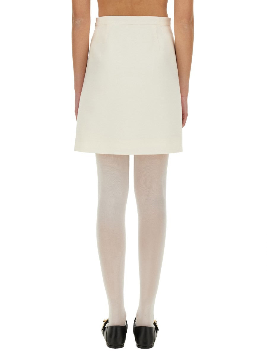 Valentino EINFARBIGER CREPE COUTURE ROCK