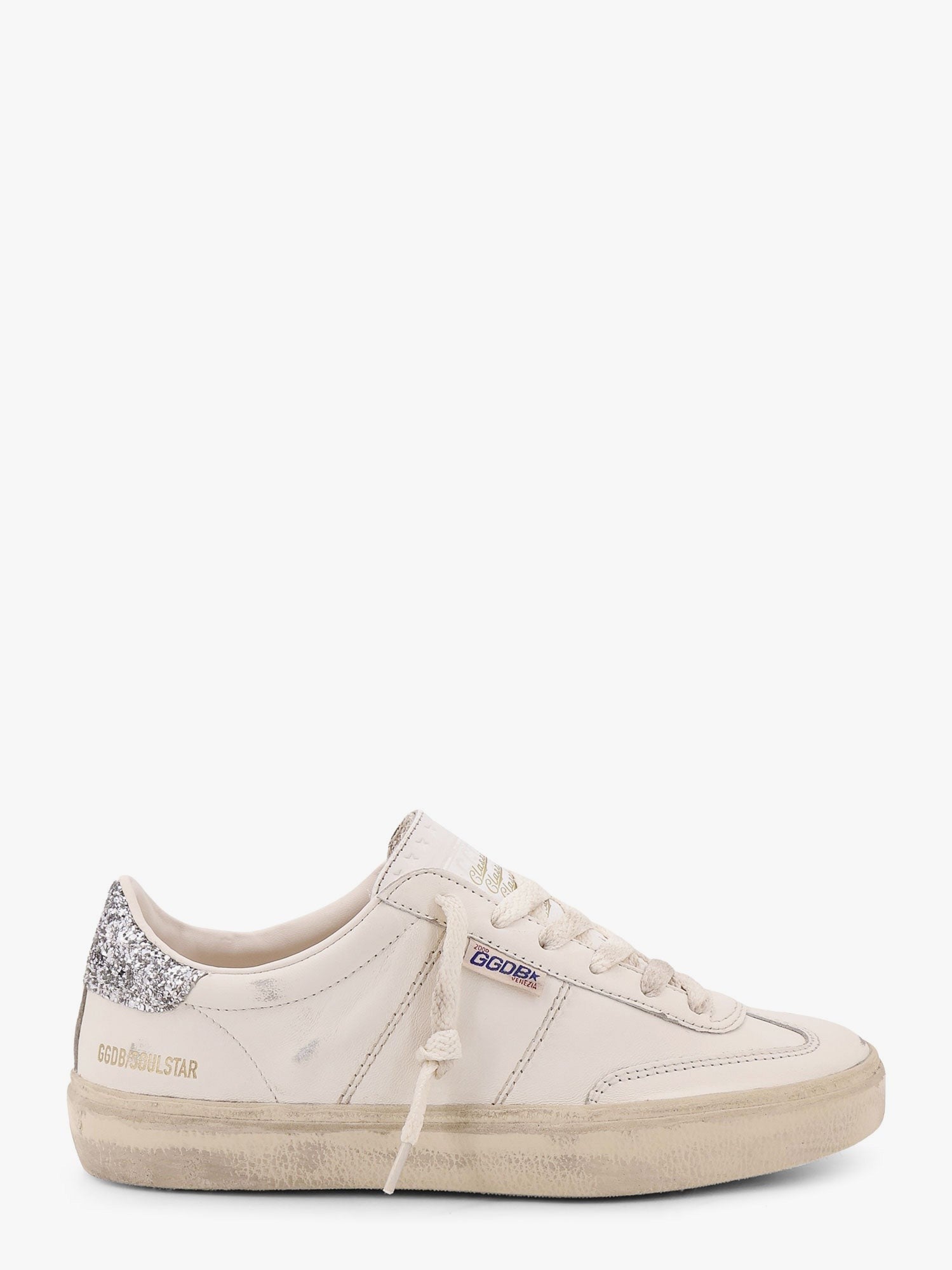 Golden Goose Deluxe Brand Soul star low-top leather sneakers with used effect