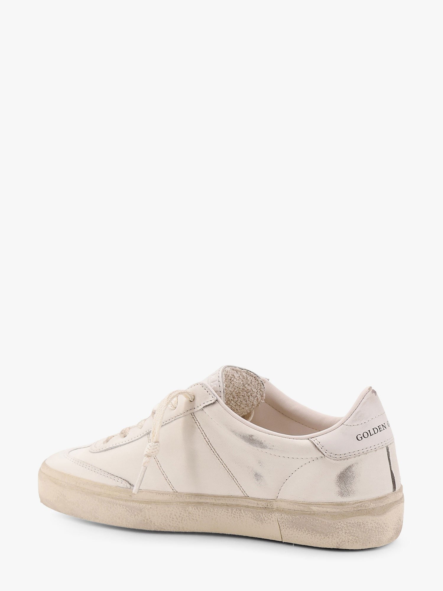 Golden Goose Deluxe Brand Soul star low-top leather sneakers with used effect