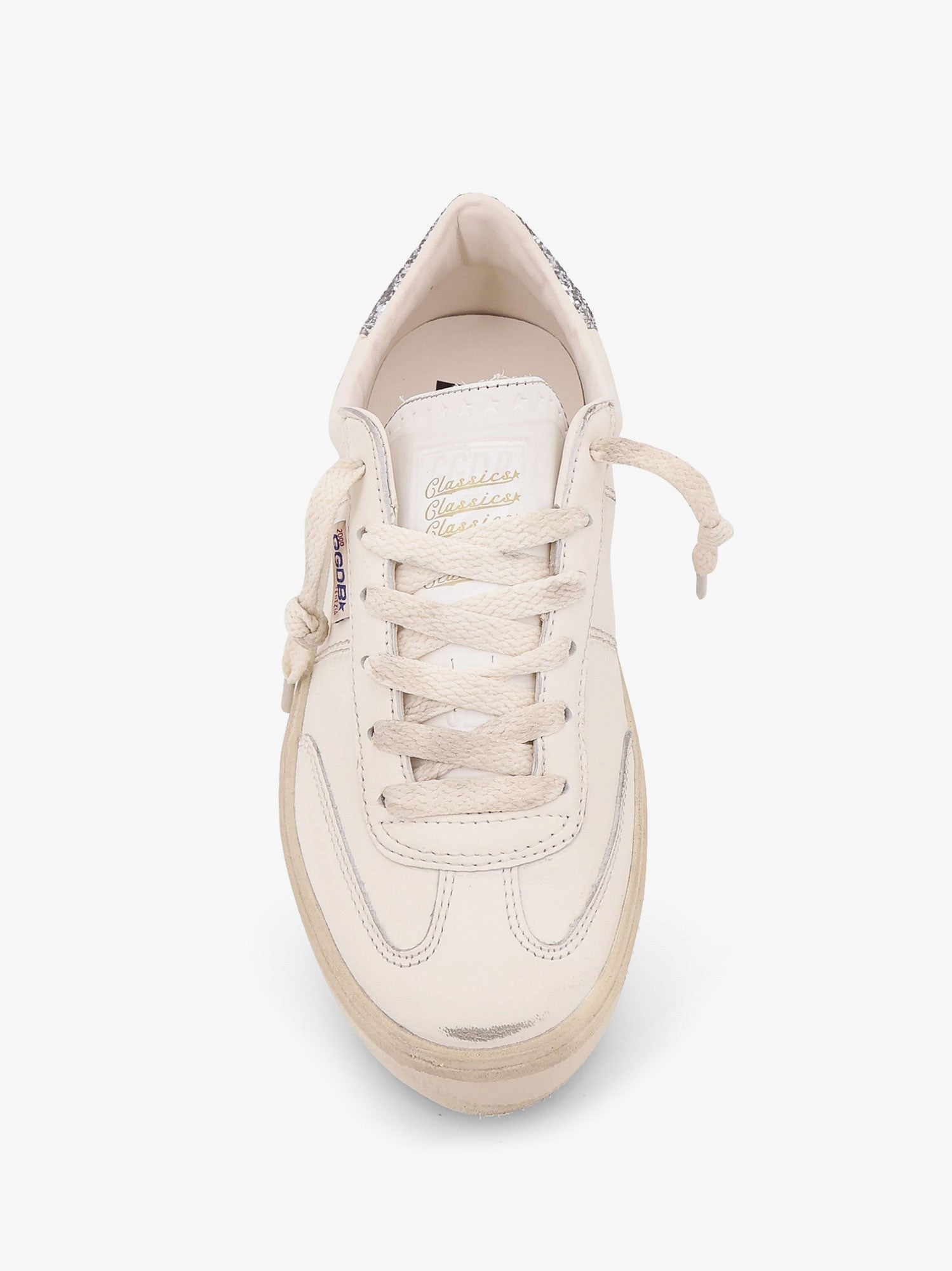 Golden Goose Deluxe Brand Soul star low-top leather sneakers with used effect