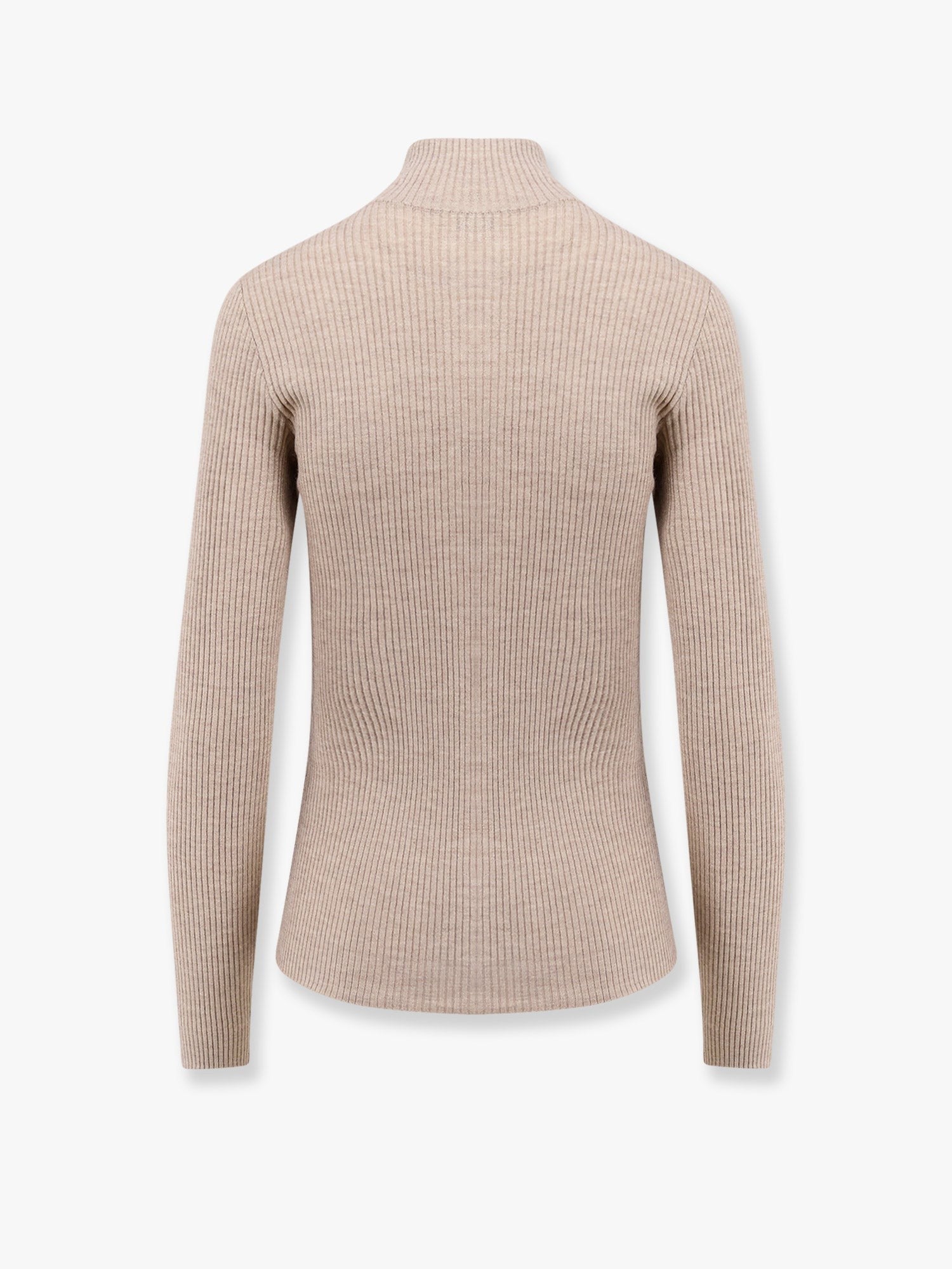 Brunello Cucinelli Glitzernde gerippte Kaschmir- und Seidenstrickjacke mit Monili-Detail