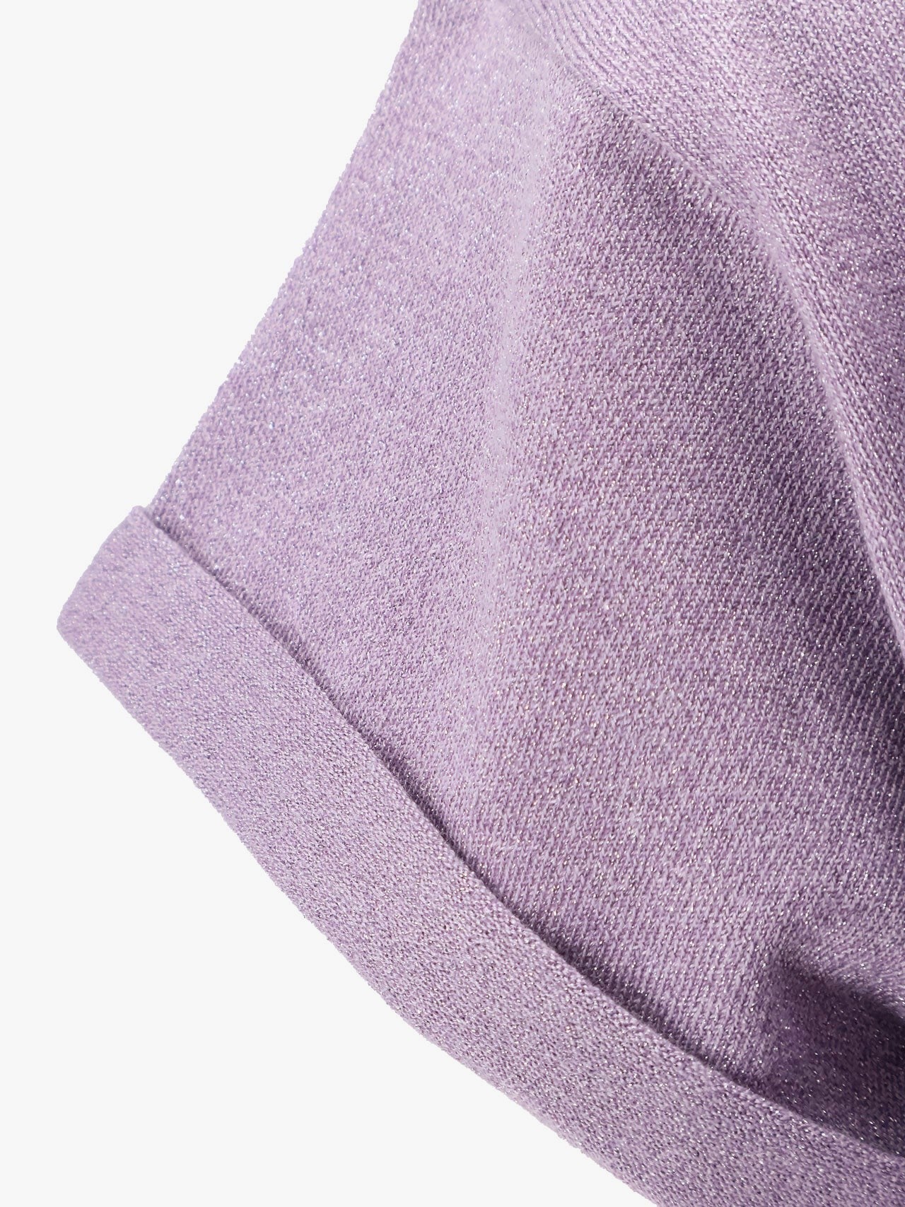 Brunello Cucinelli Glitzerndes T-Shirt aus Kaschmir und Seide