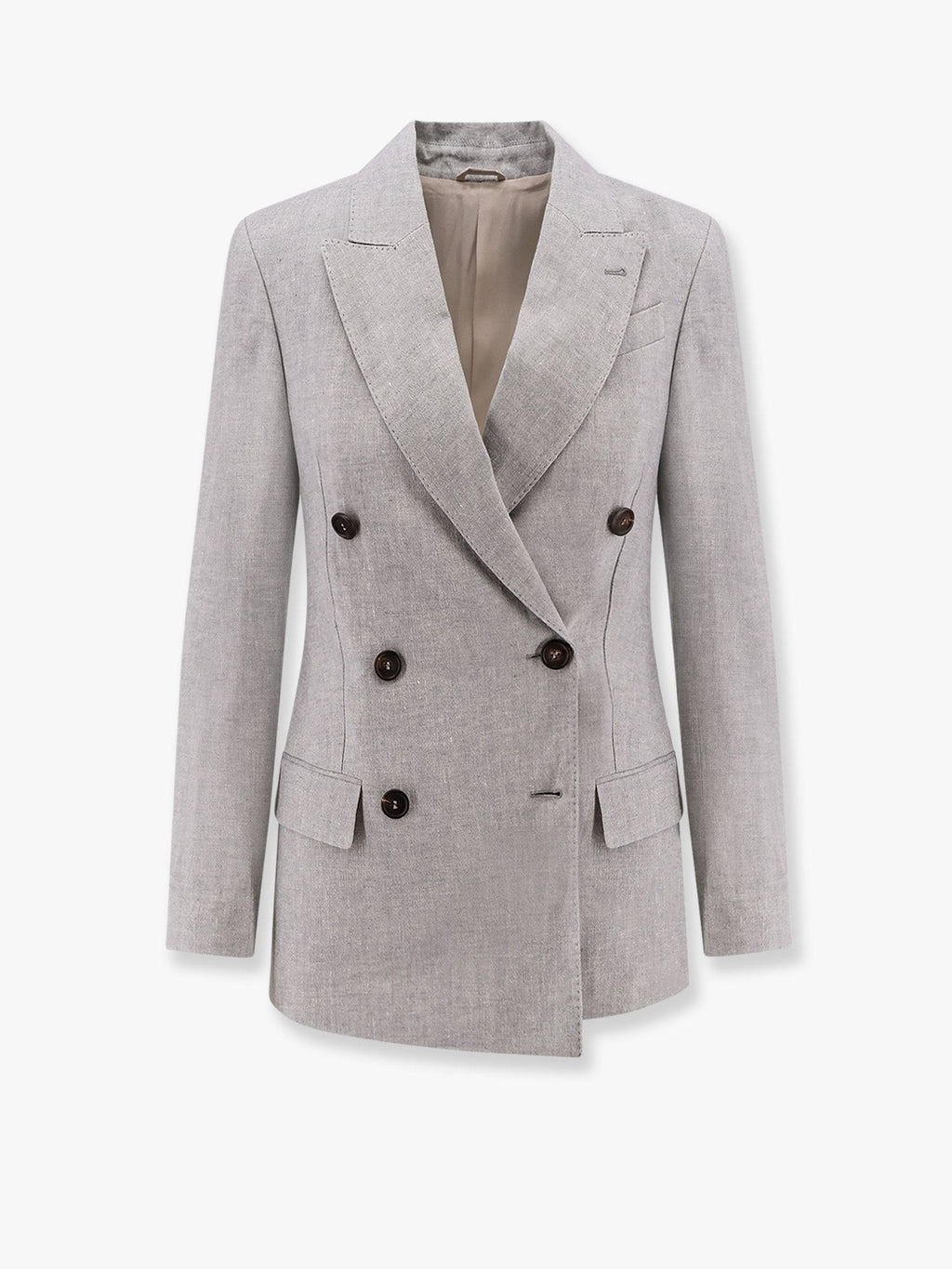 Brunello Cucinelli Glitzernder Leinenblazer