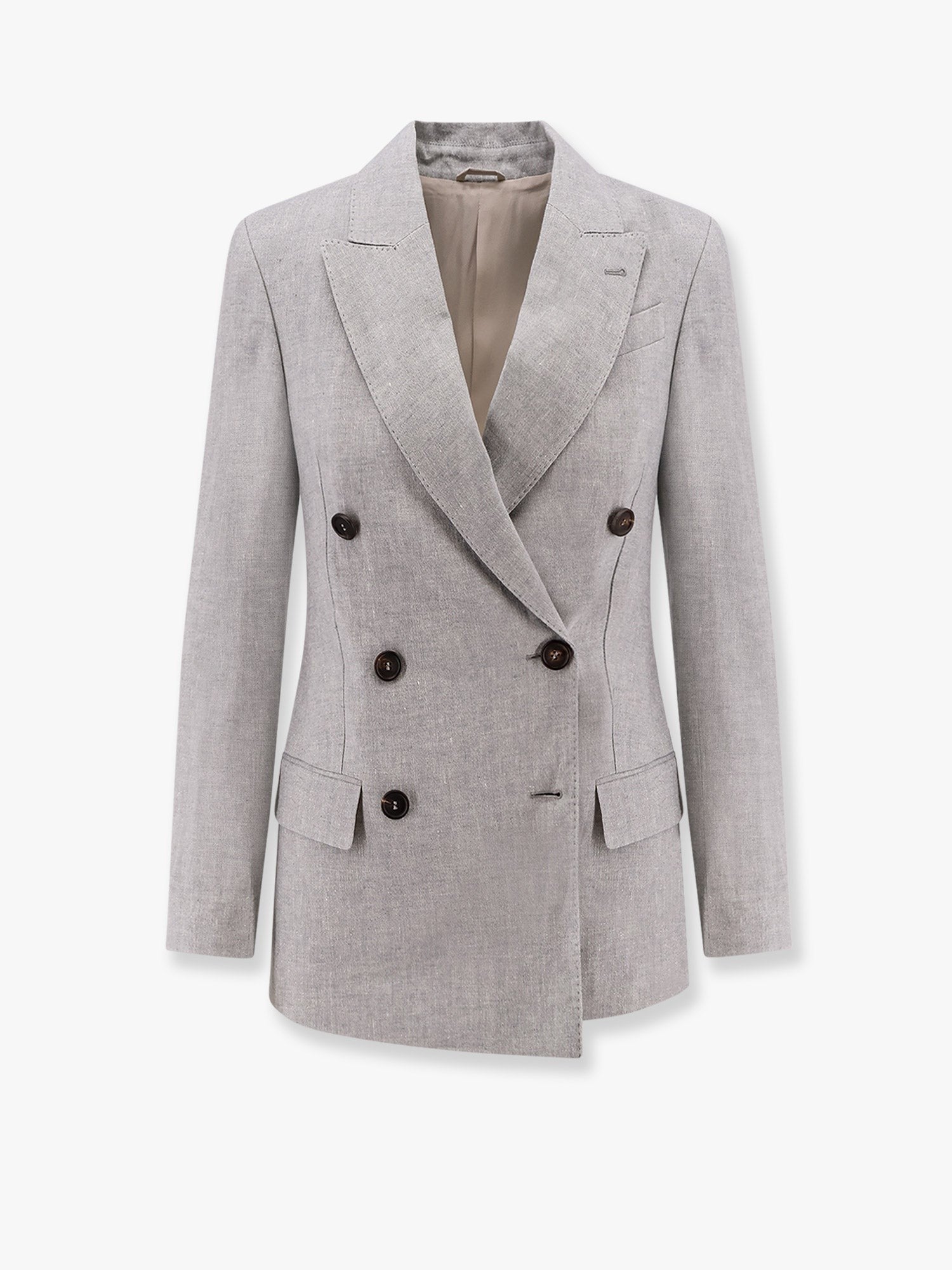 Brunello Cucinelli Glitzernder Leinenblazer