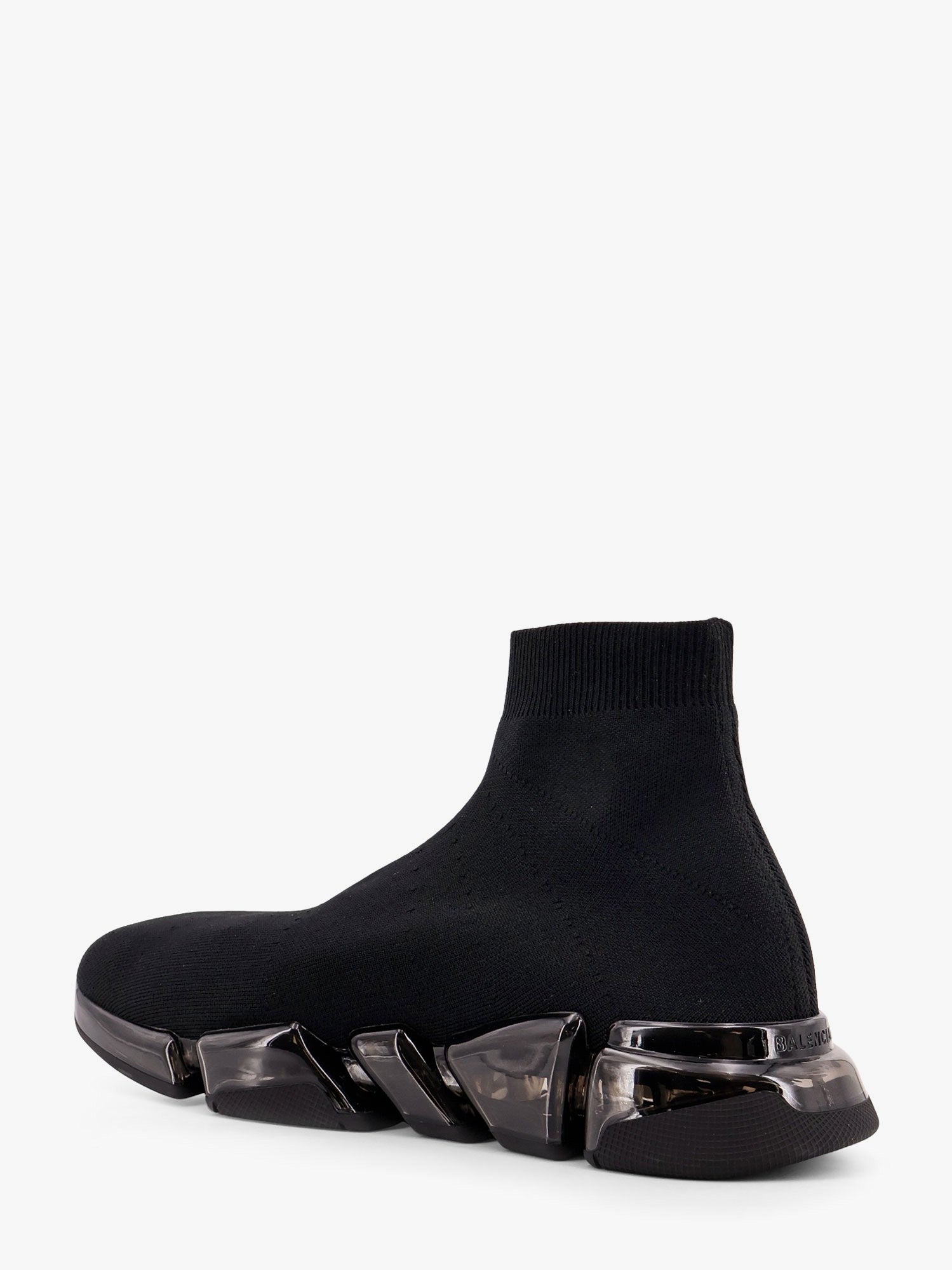 Balenciaga Speed 2.0 Full Clear Sole Graffiti strikkede joggesko