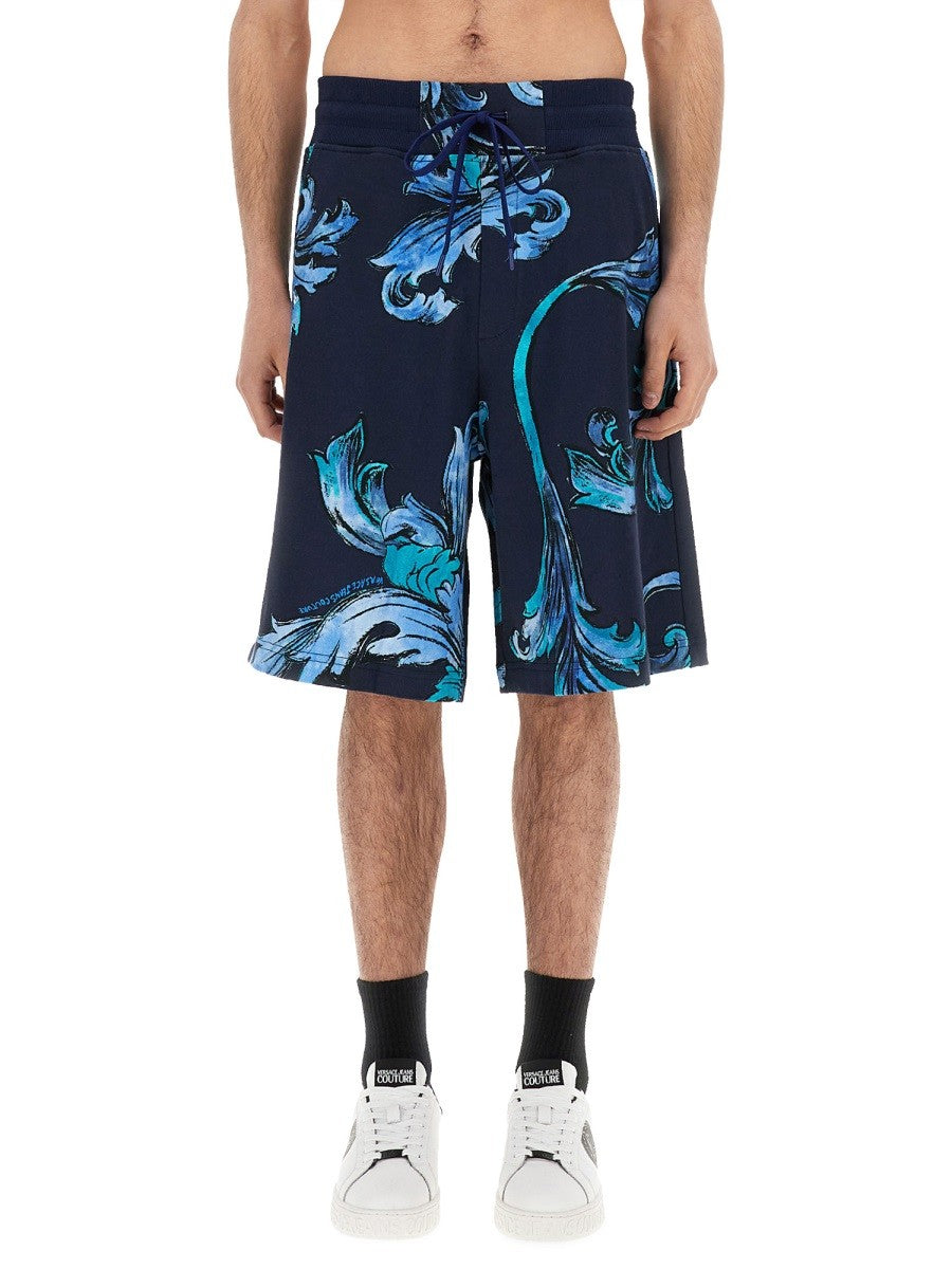 Versace Jeans Couture PANTALONI SCURȚI SPORT CONTUR BAROC