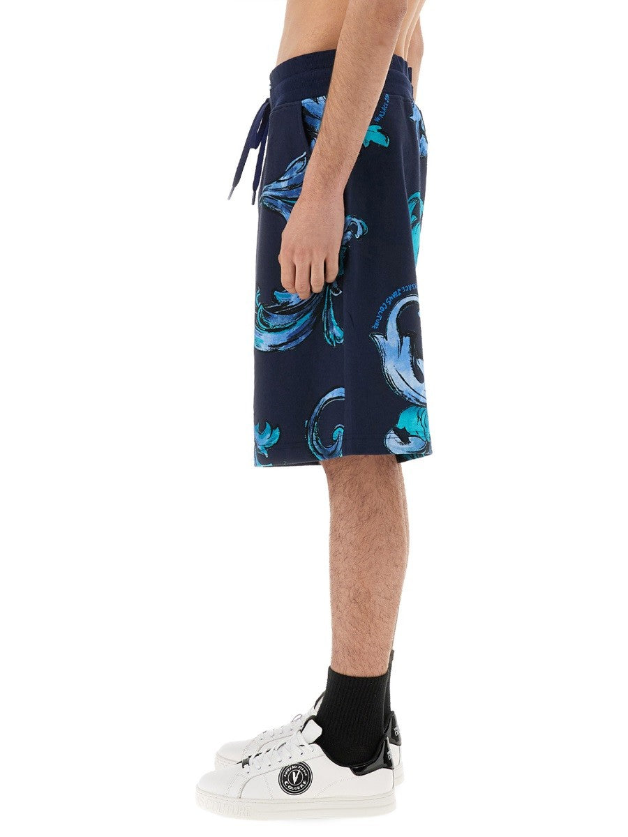 Versace Jeans Couture SPORTS SHORTS OUTLINE BAROQUE