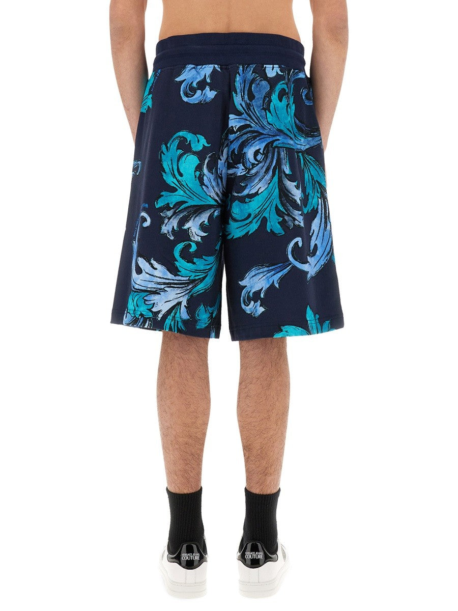 Versace Jeans Couture SPORTS SHORTS OUTLINE BAROQUE