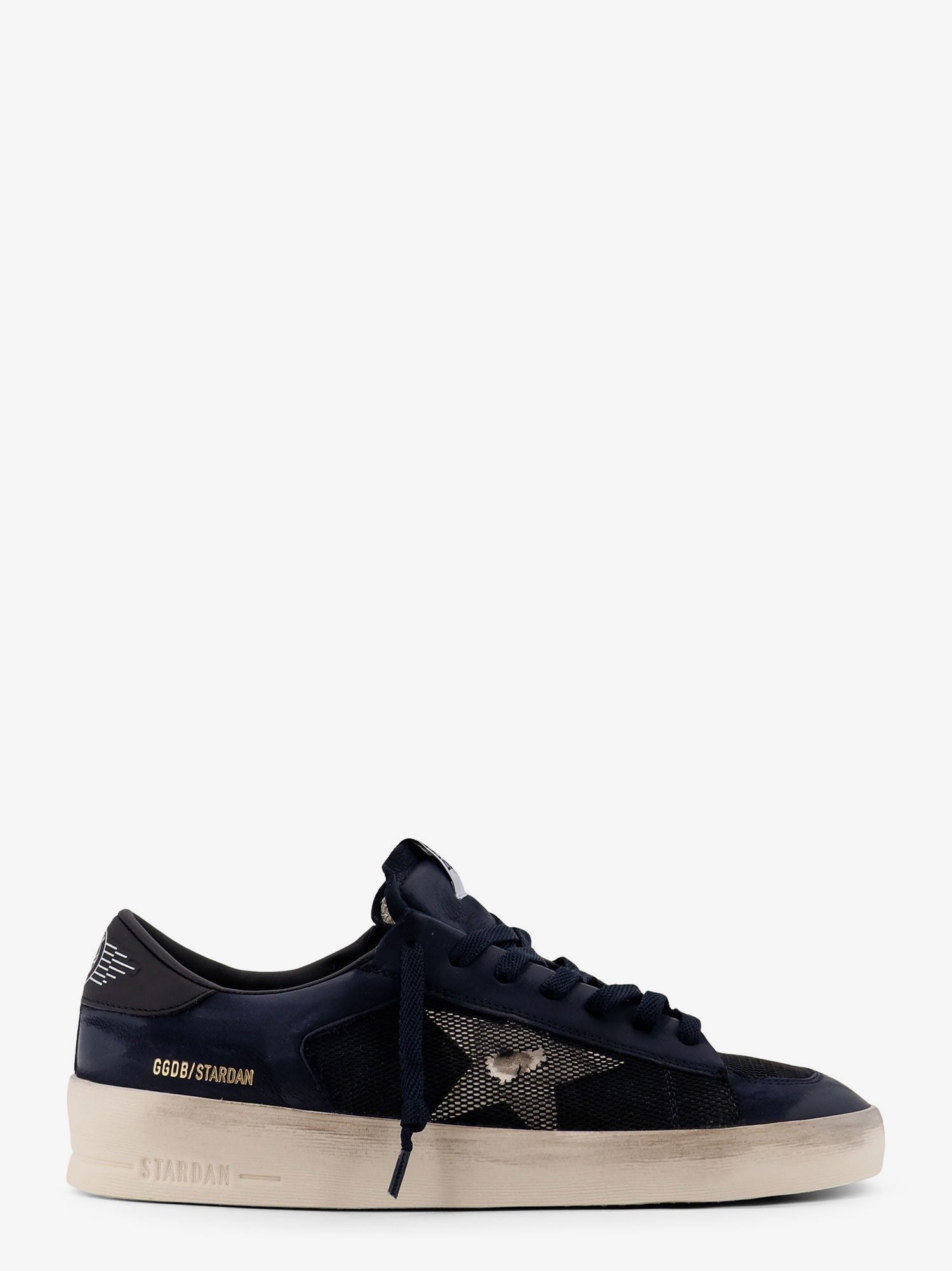 Golden Goose Deluxe Brand Stardan pod sivou hviezdou nízke kožené tenisky