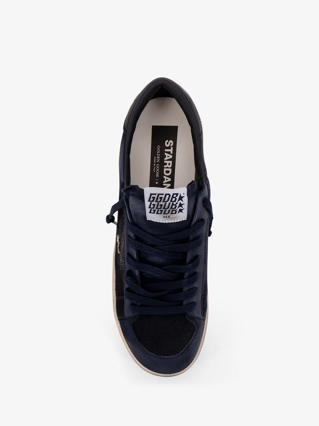 Golden Goose Deluxe Brand Stardan under net star low-top leather sneakers