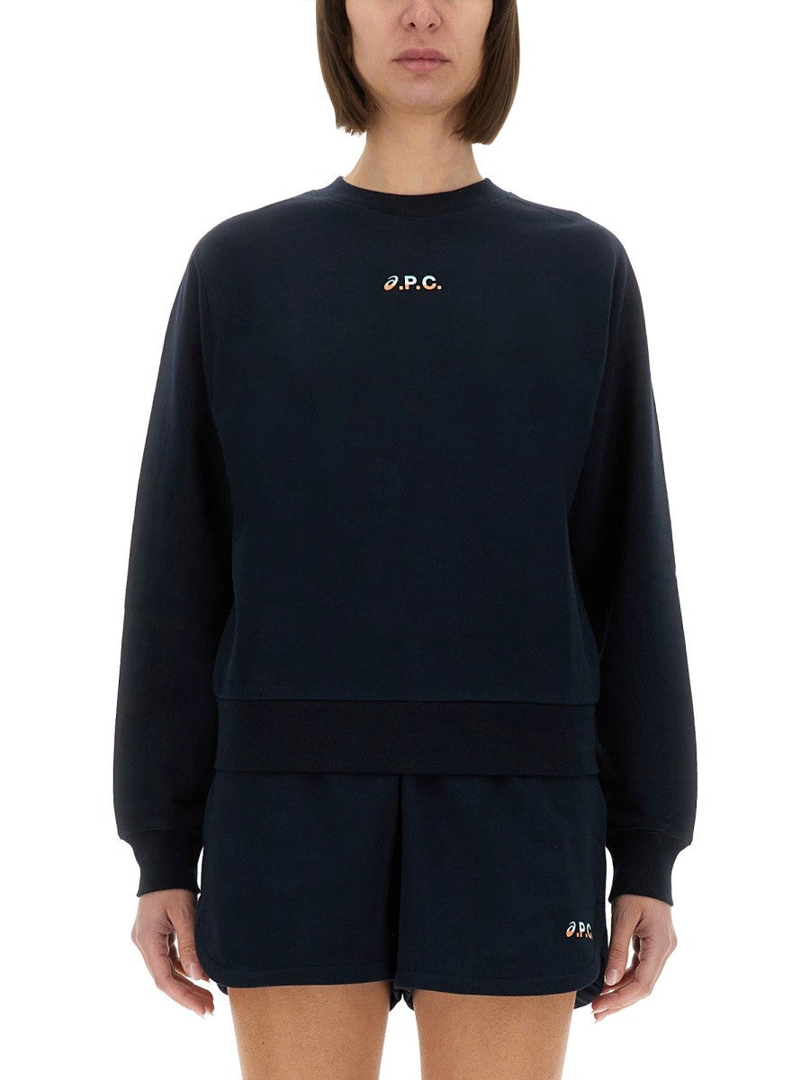 A.P.C. X Asics "STONE" SWEATSHIRT