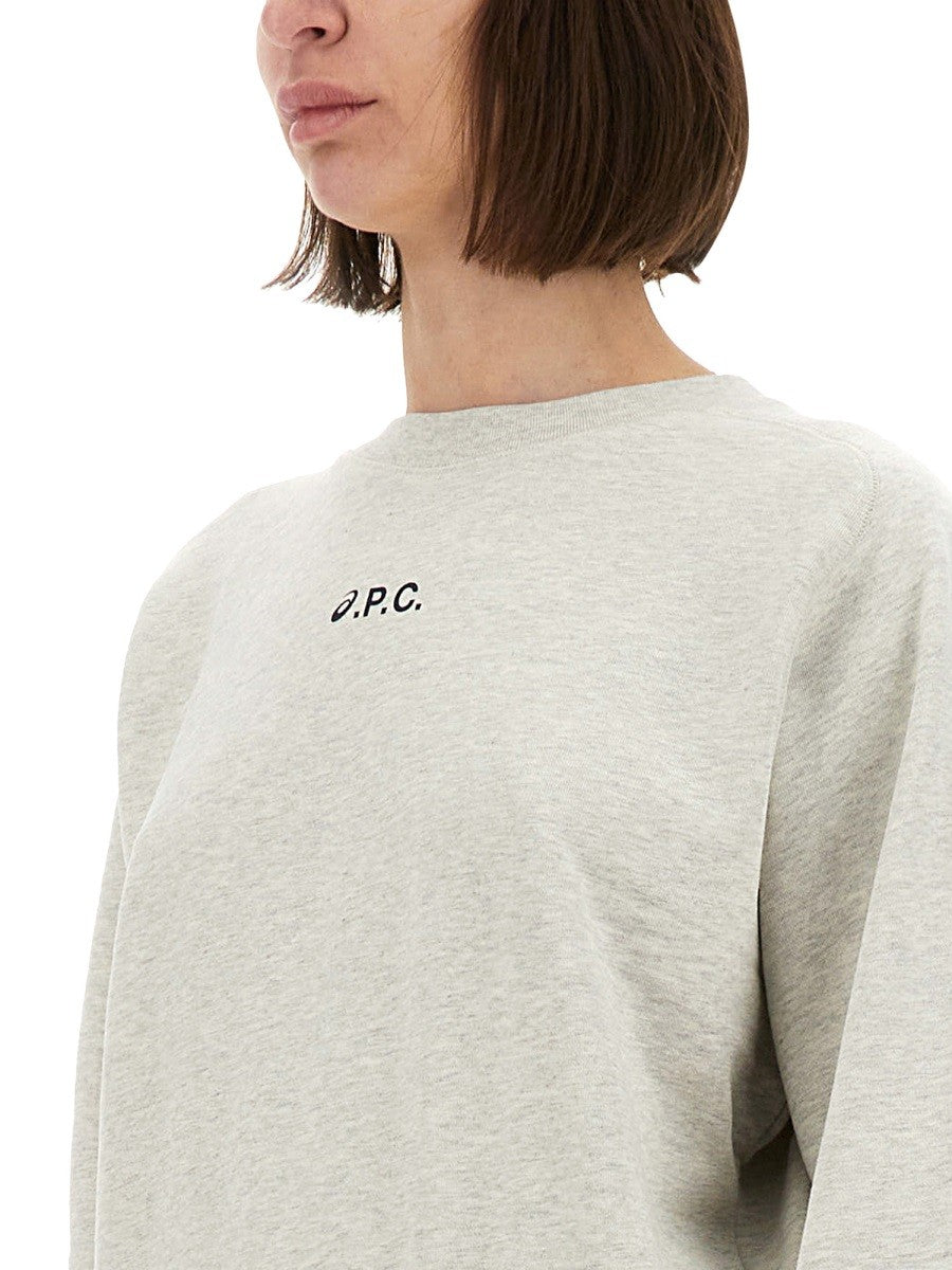 A.P.C. X Asics "STONE" SWEATSHIRT