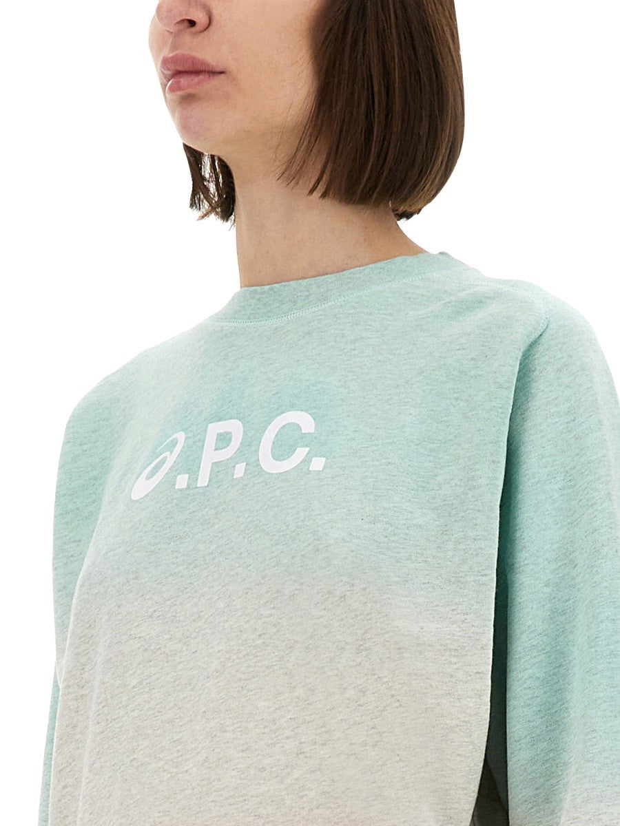 A.P.C. X Asics "STONE" SWEATSHIRT