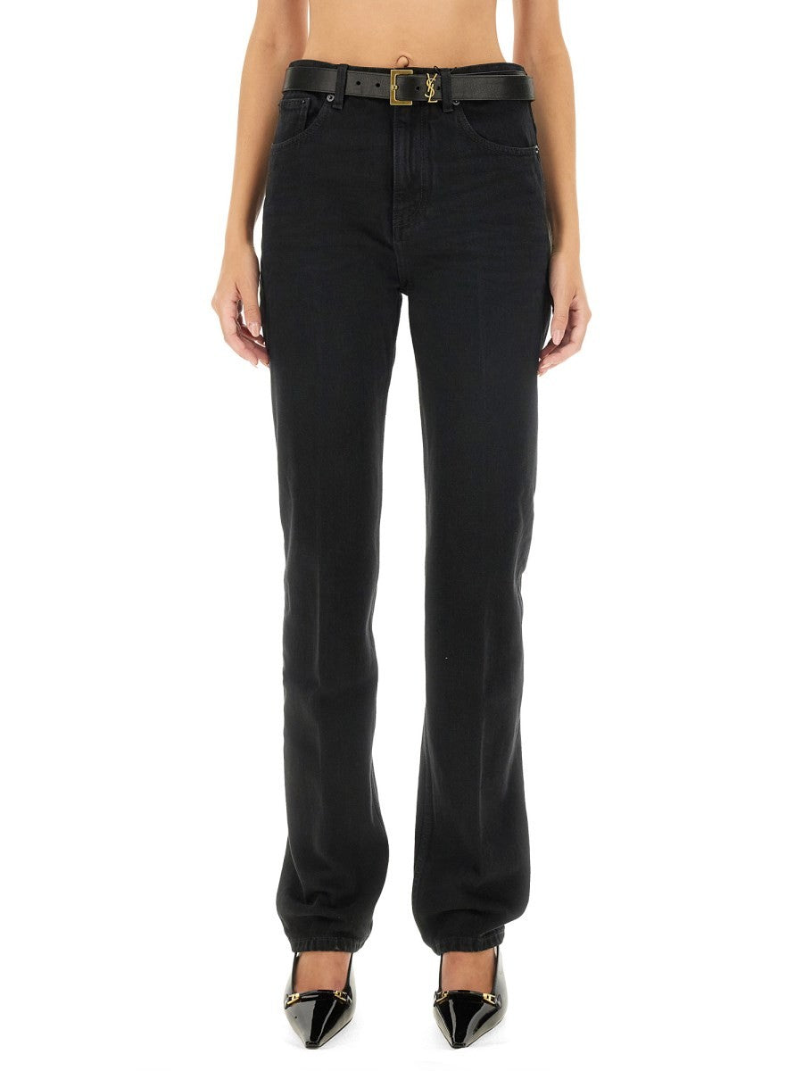 Saint Laurent BLUGI DREPTI DIN DENIM