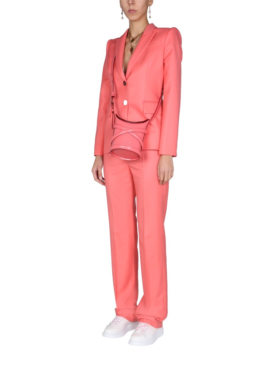 Alexander Mcqueen HOSE MIT GERADEM BEIN