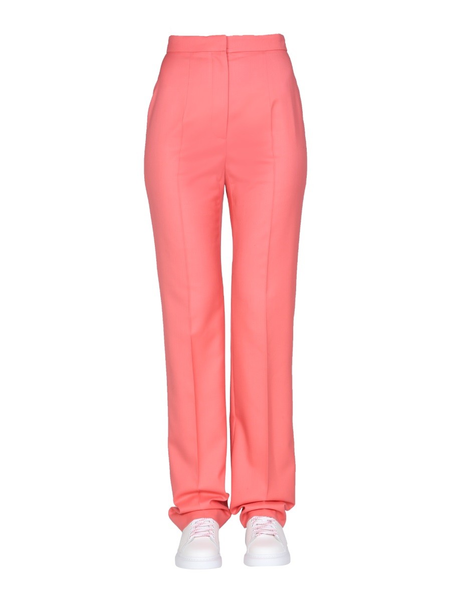Alexander Mcqueen HOSE MIT GERADEM BEIN