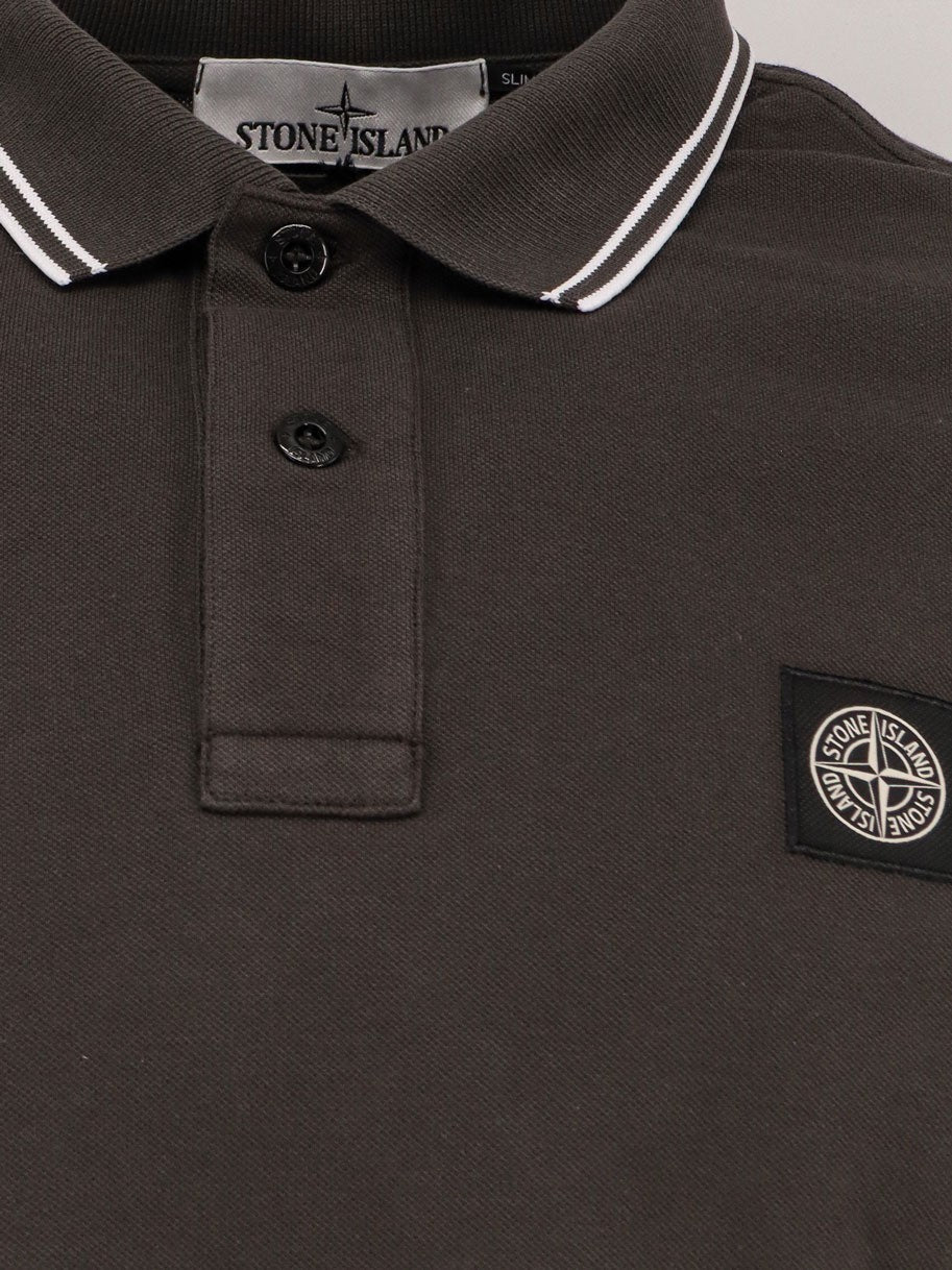 Stone Island Stretch organic coton polo shirt