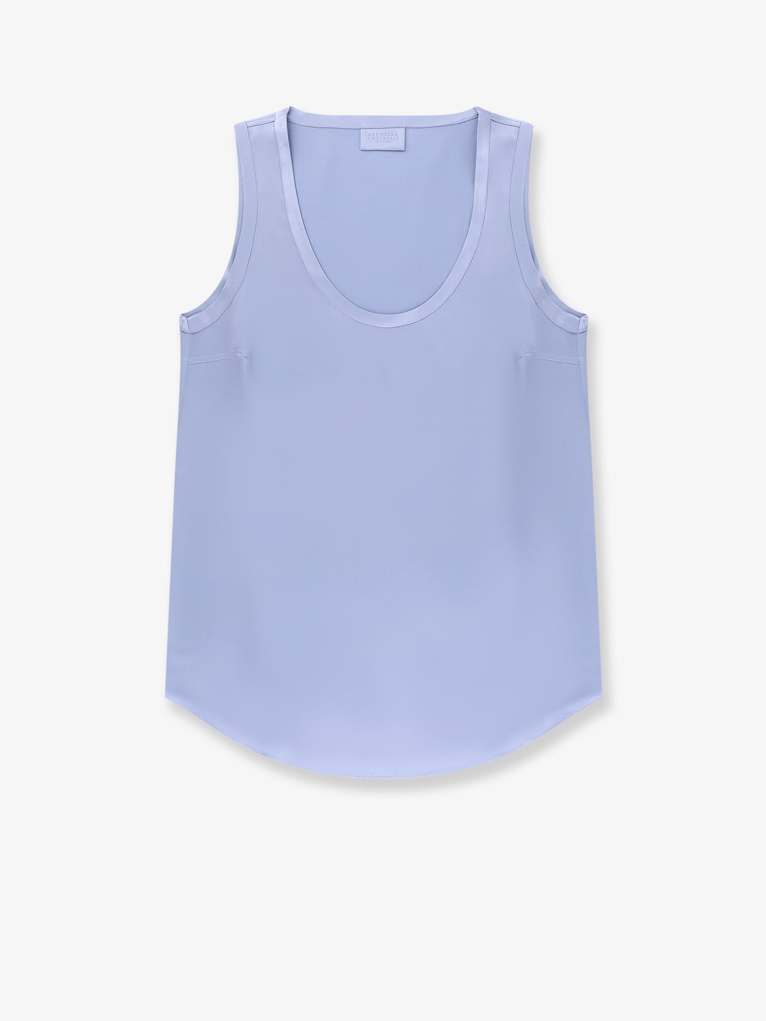 Brunello Cucinelli Stretch-Seidentop