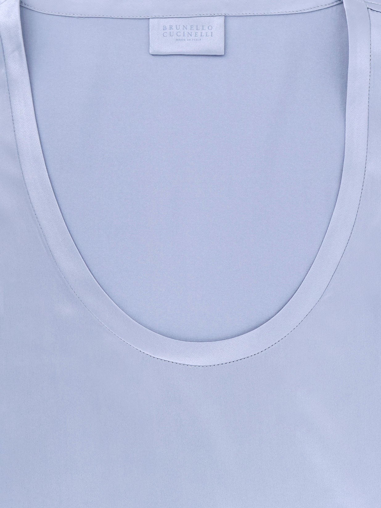 Brunello Cucinelli Stretch-Seidentop