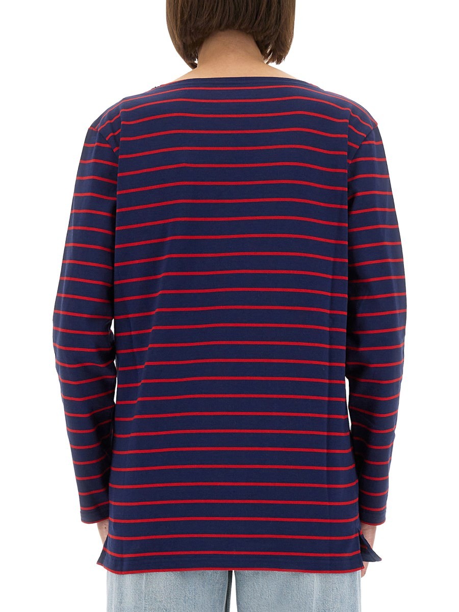 Valentino STRIPED COTTON JERSEY T-SHIRT