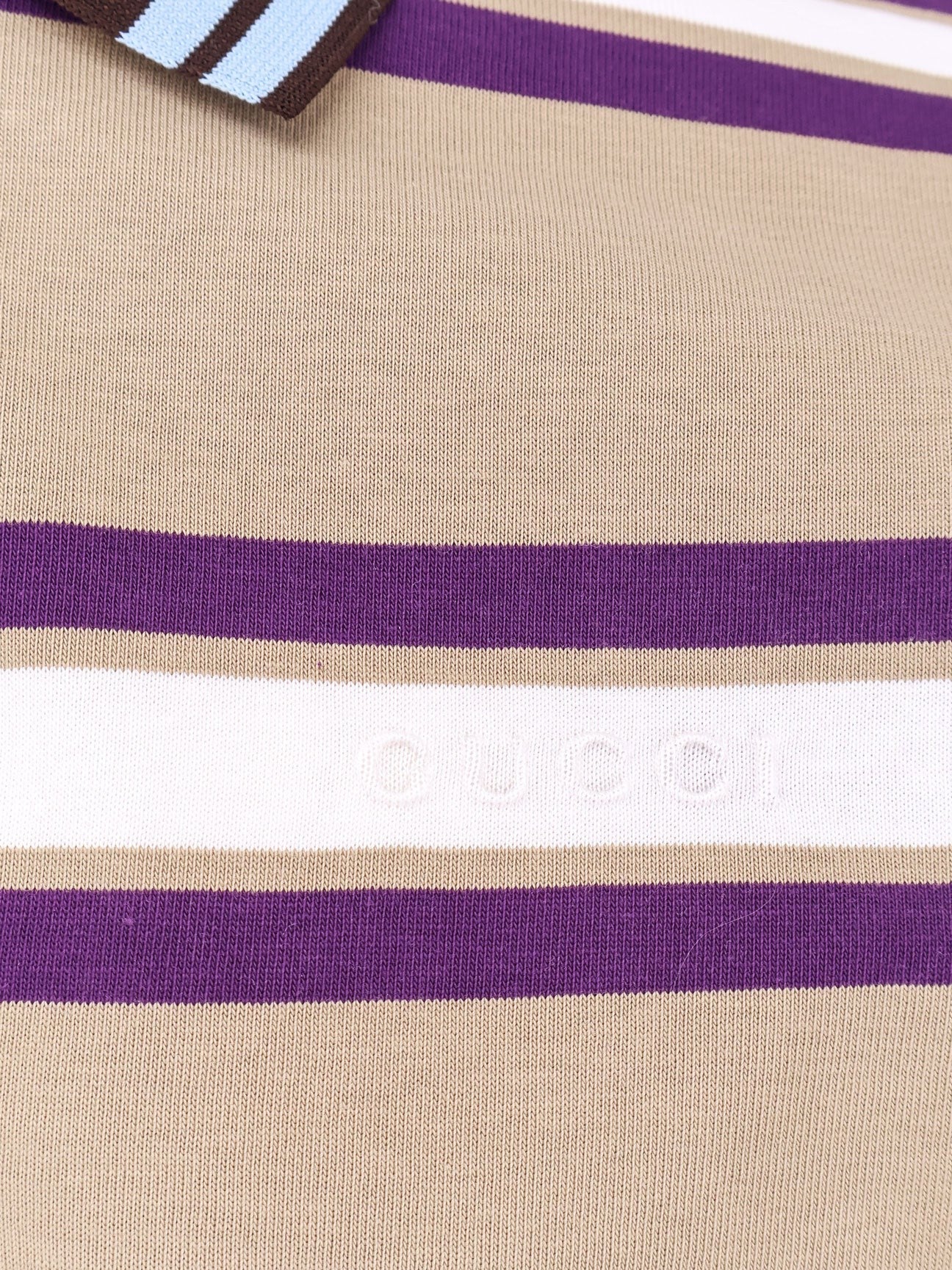Gucci Polo en coton rayé