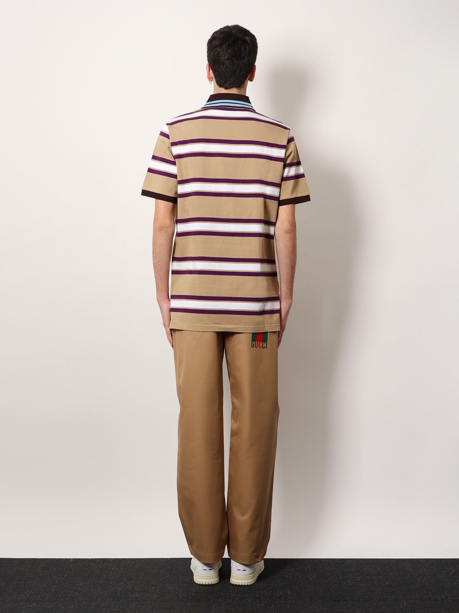 Gucci Polo en coton rayé