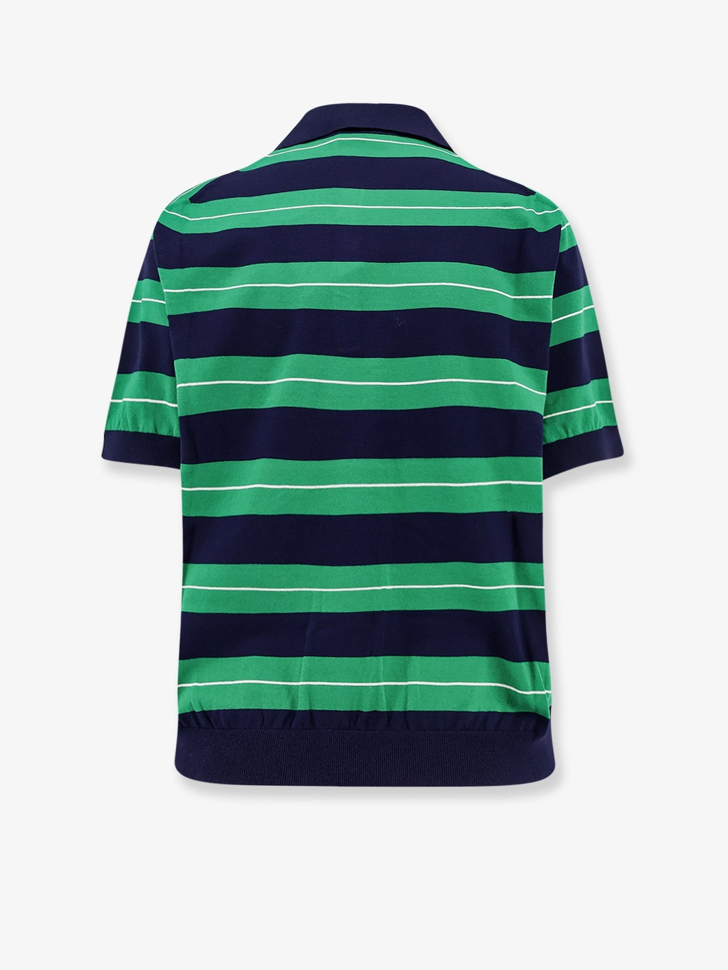Miu Miu Striped cotton polo shirt
