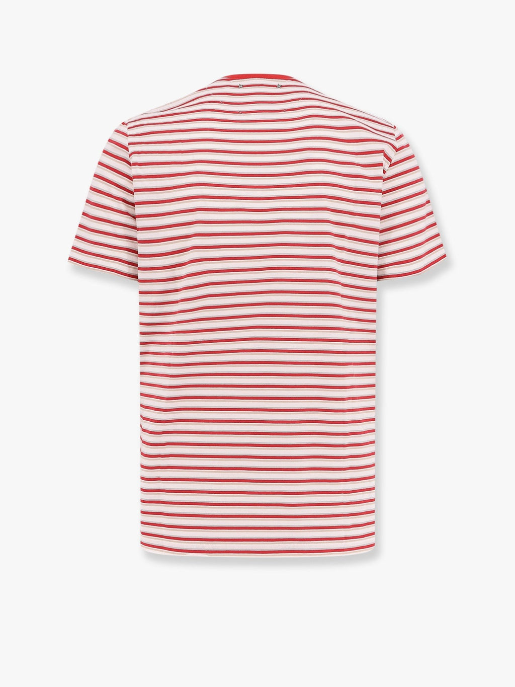 Golden Goose Deluxe Brand Striped cotton t-shirt with logo