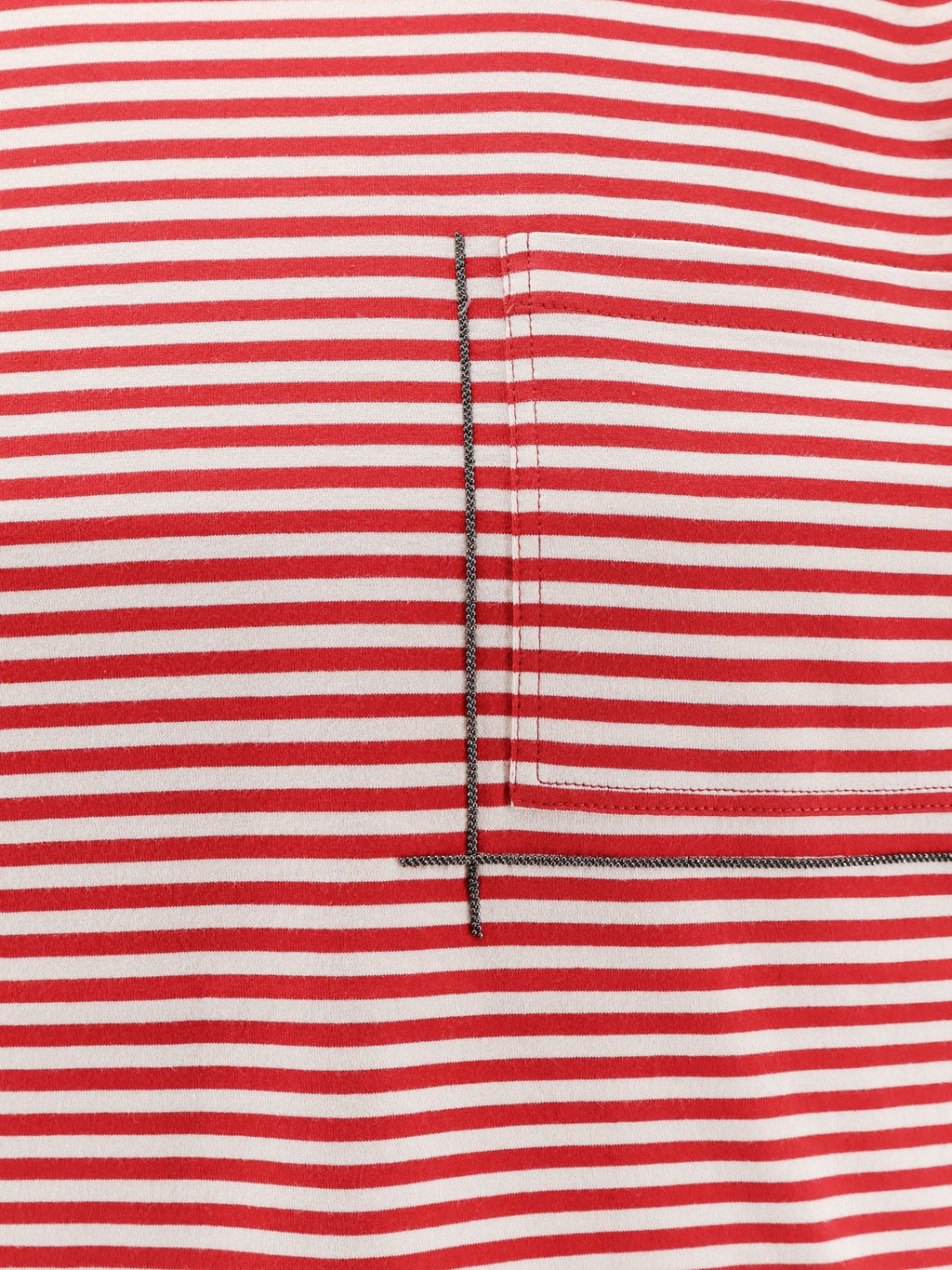 Brunello Cucinelli Gestreiftes Baumwoll-T-Shirt