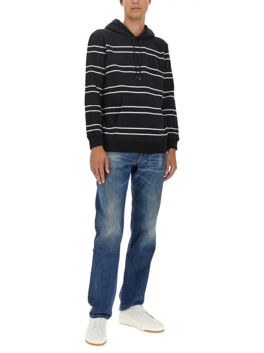 Saint Laurent ストライプ スウェットシャツ