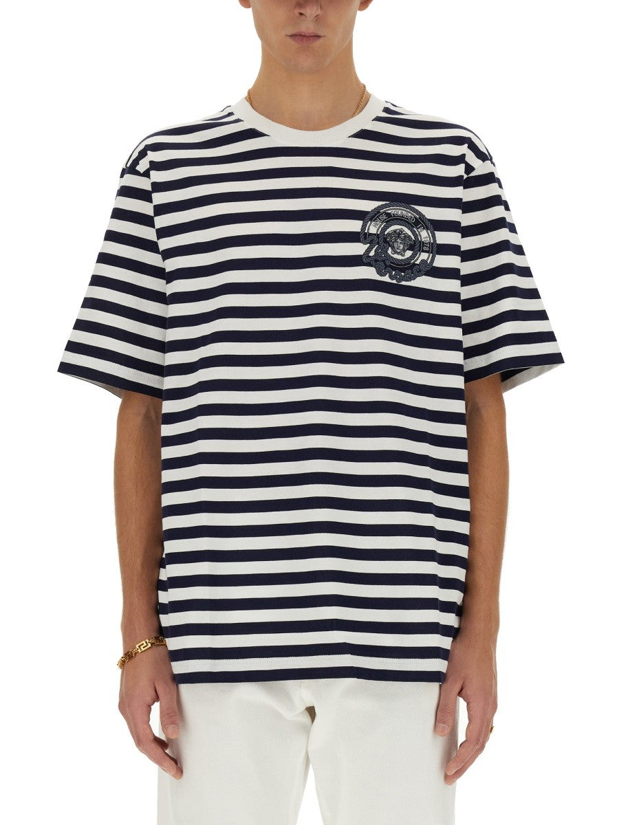 Versace CAMISETA DE RAYAS