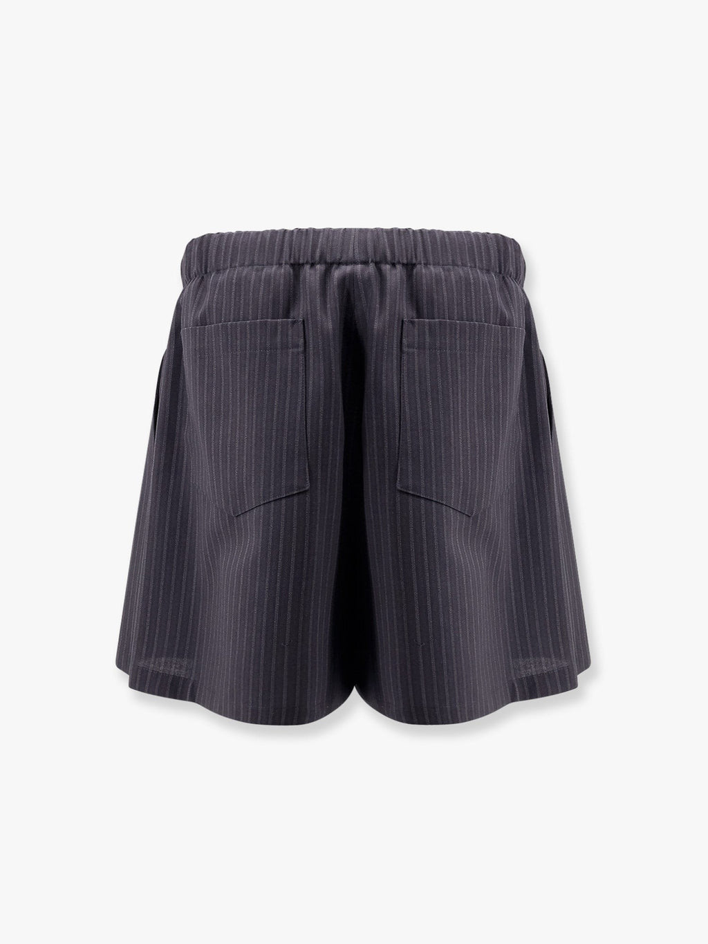 Dior Bermuda in lana a righe con coulisse