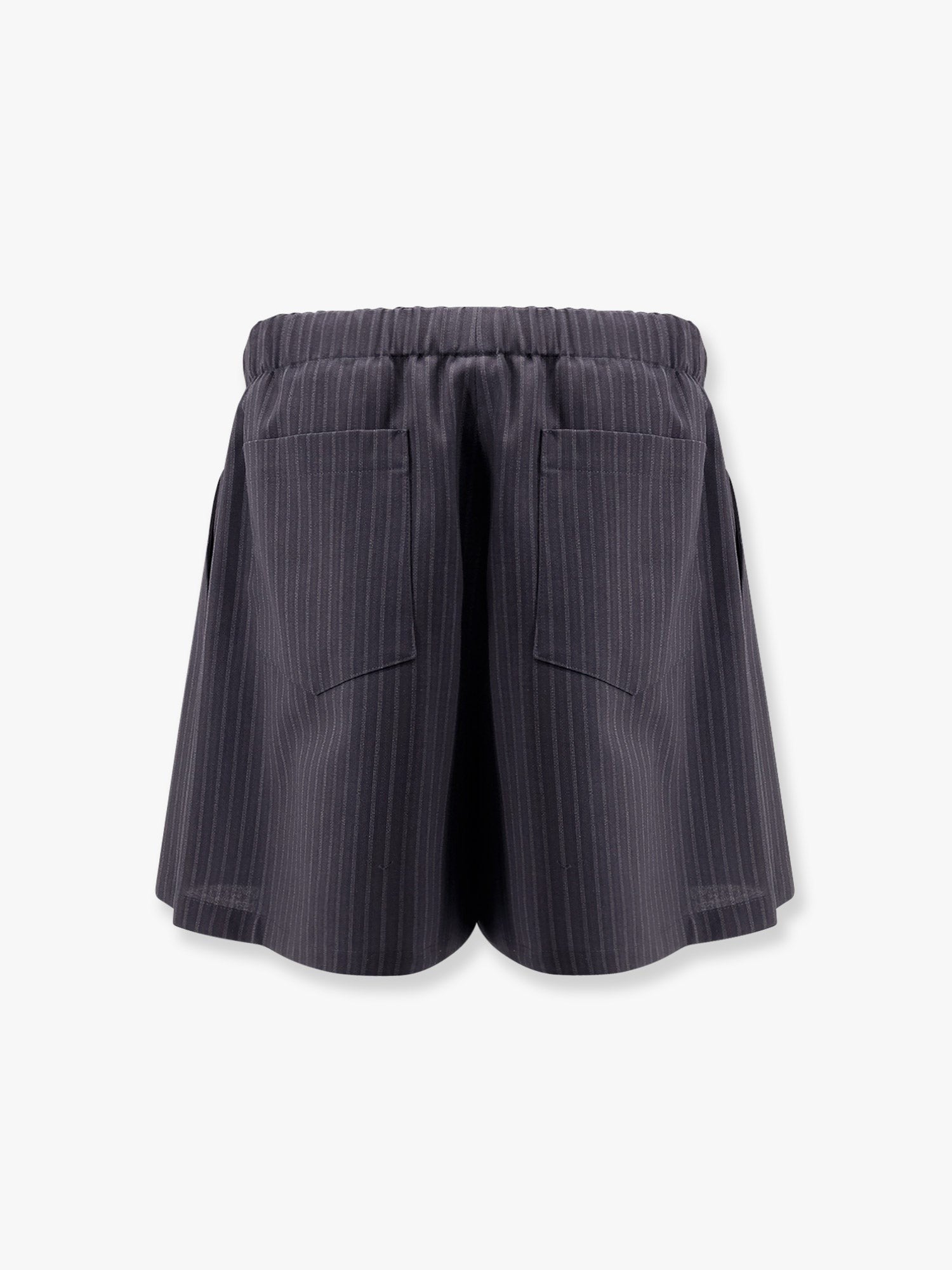 Dior Bermuda in lana a righe con coulisse