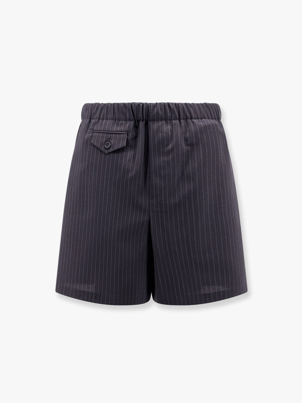 Dior Bermuda in lana a righe con coulisse