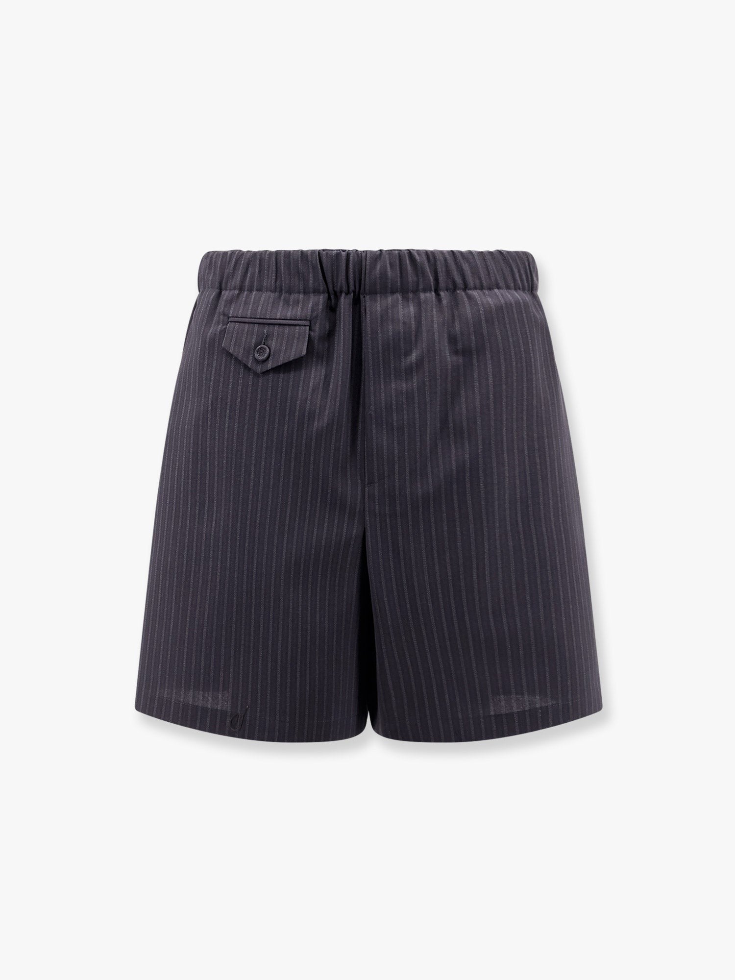 Dior Bermuda in lana a righe con coulisse
