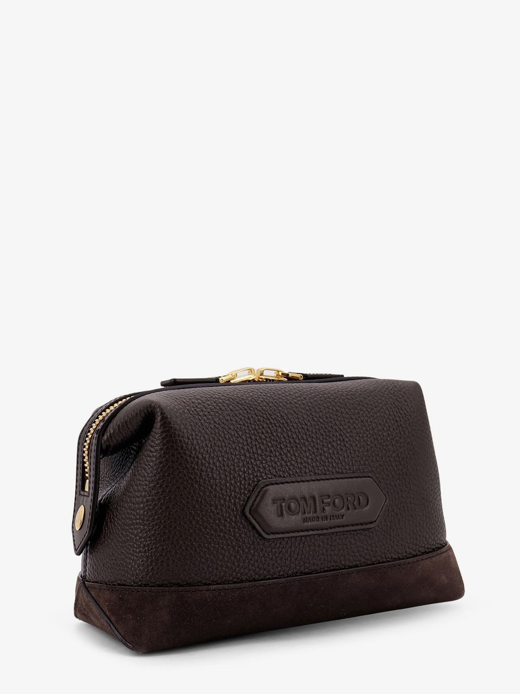 Tom Ford Wildleder- und Leder-Clutch