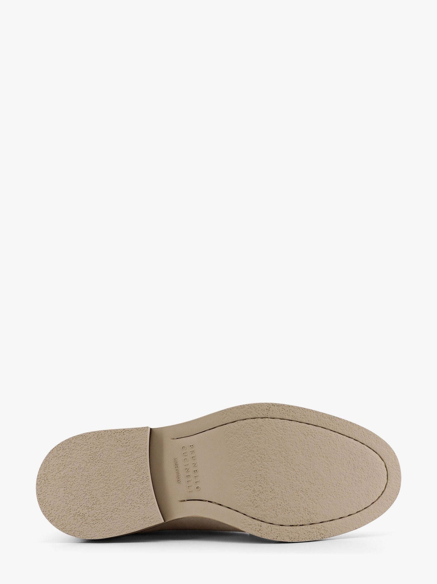 Brunello Cucinelli Zapato de ante con cordones y entresuela en contraste